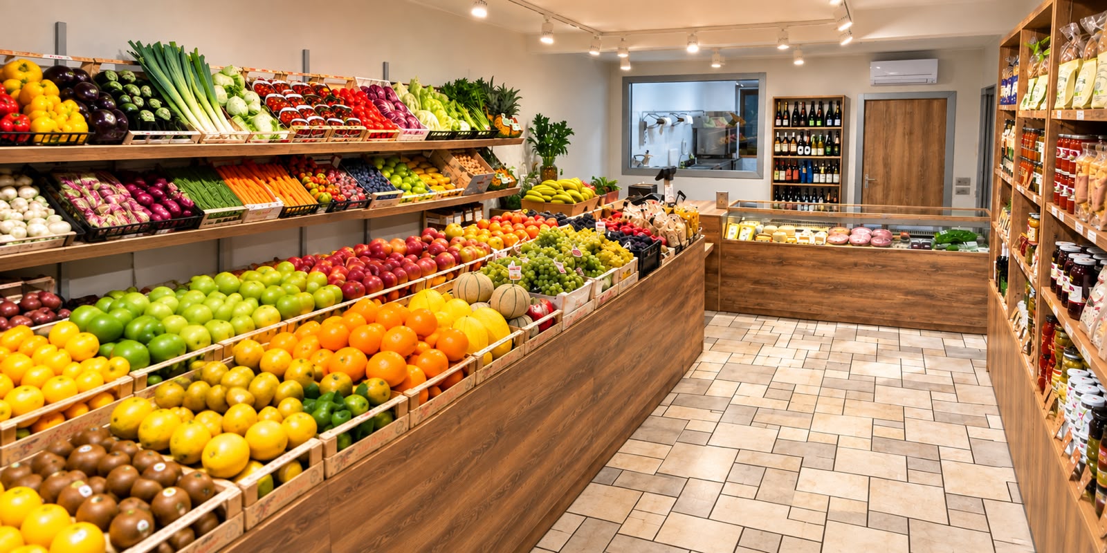 Interno del negozio Mirko Ortofrutta